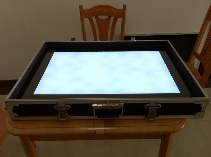 Durable Alu Frame Acrylic Display Show Case for Sand Painting Show