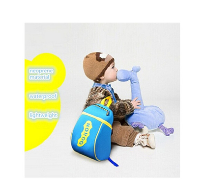 Waterproof Neoprene Blue Toddler Personalized Backpacks for Boys / Girls