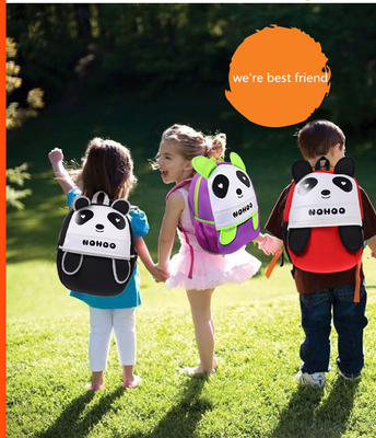 Customized Anti Scratch Animal Shape Kids School Bags with Polyester Lining
