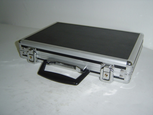 Portable PVC Panel Aluminium Trolley Case with Logo Embossing / Printing