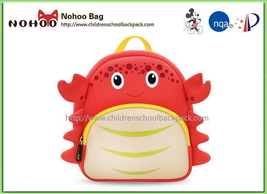 Lovely Crab Style Children School Bags Travel Durable Backpacks For Kindergarteners