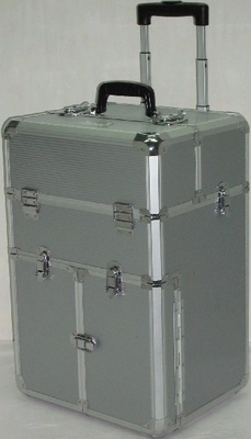 Waterproof  Portable Beauty Trolley Case for Professional Makeup Artist Velvet Lining
