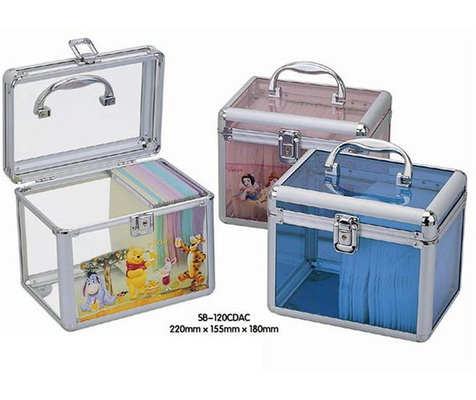 Customized Hardcover CD Storage Containers DVD Storage Solutions Waterproof