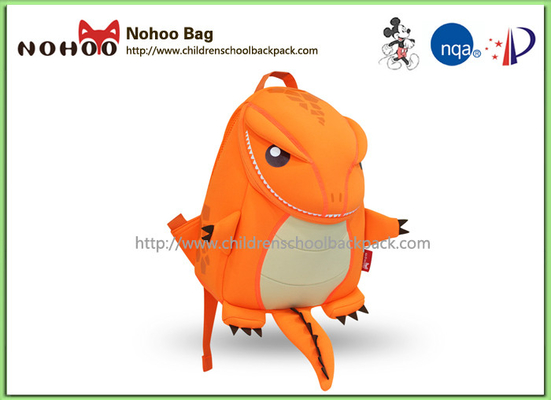 Tyrannosaurus Kids Travelling Bags Orange Small Child Backpack