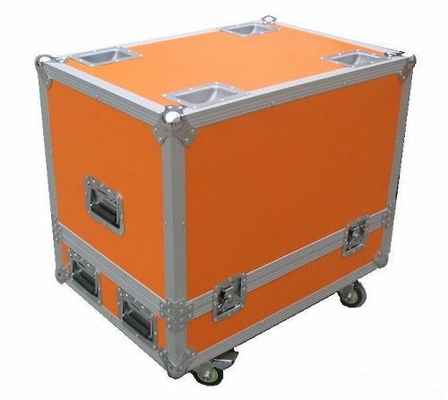 2 Metal Locks ABS Surface Wheeled Flight Case for Electronic Audio Equipments