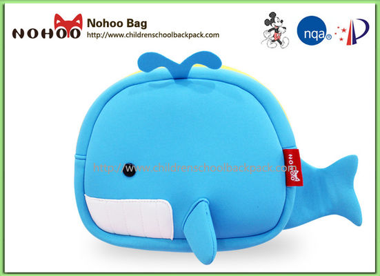 Fish Style Blue Water Proof Unique Boys Backpacks Cool Kids Bag Nice